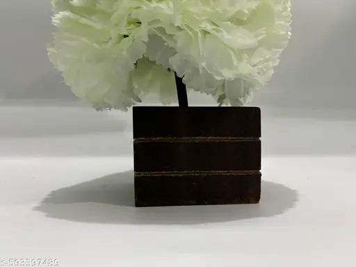 Musky Arts White Carnation Artificial Tree