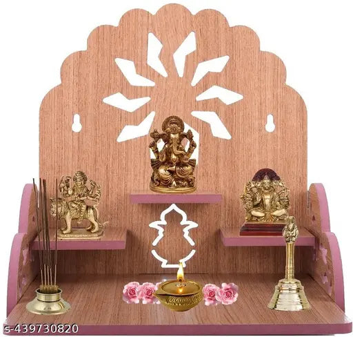 Kiyan Traders Artisan-Made Wooden Shrine for Spiritual Reverence and Decorative Sophistication 38