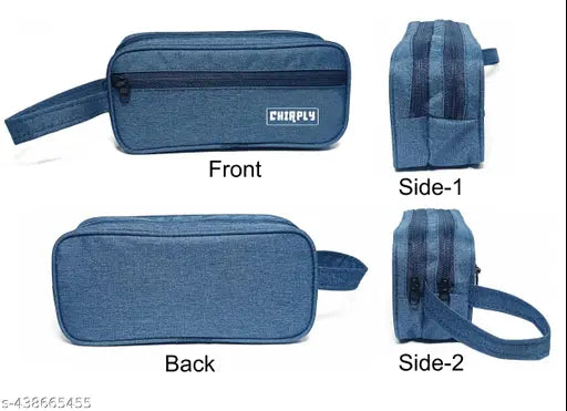 Pen & Pencil Case for Girls & Boys, Multiple Compartment Pencil Case Organizer, School Accessories Pouch, Stationary Storage, Large Stationary Pouch, Pencil Box for Student and Professional .