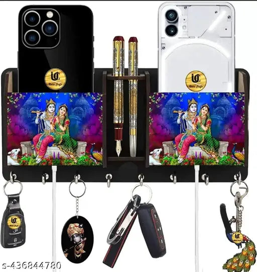 WODEN KEY HOLDER FOR HOME AND WALL