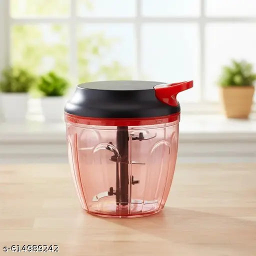 Premium Smart Pull Chopper | Multi-Purpose Hand Vegetable, Fruit & Nut Processor | vegetable chopper | fruit processor | hand meat chopper