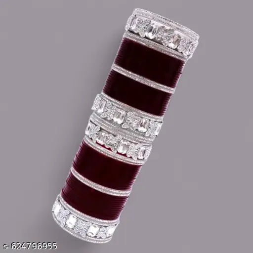 Trendy Fancy chunky bangles/Diva bracelet and bangles/plain patti / Bridal Fancy /Punjabi /Rajasthani /Bridal Fashion Jwellery/Beauty and Ethnic Wear jewellery bangles woman bangles/ wedding bangles set for women and girls