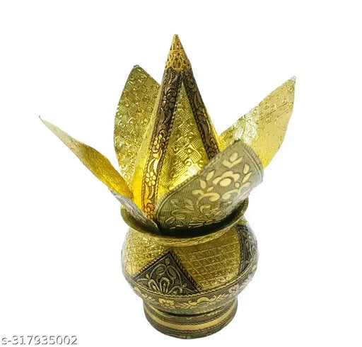 Meenakari Kalash Set For Home Decor For Pooja Kalash In Temple God Prayer And Also Wedding Pooja/Aluminum Meenakari Work Lota Kalash Set