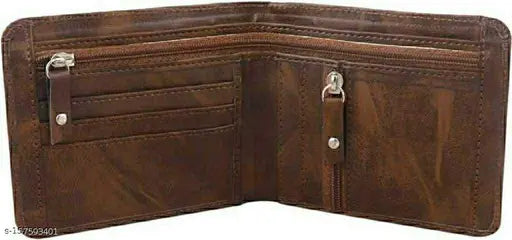 Sonrisa Men Trendy Brown Artificial Leather Wallet (5 Card Slots)