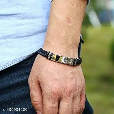 Bracelet For Women And Men Pu Leather Spiritual Bracelet Stainless Steel Bracelet Hand Made Leather Bracelet