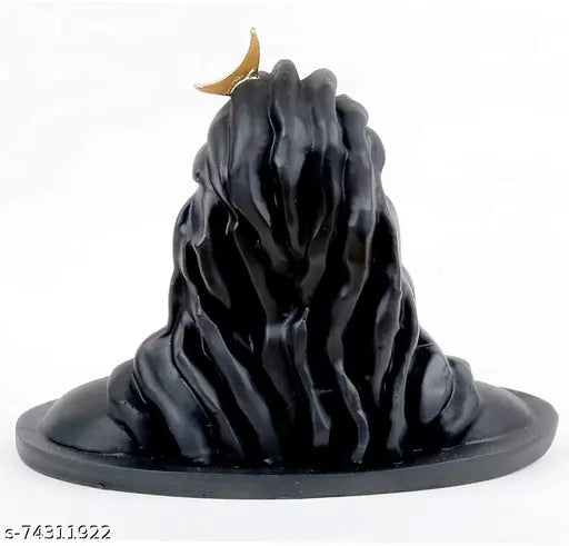 Adhiyogi Statue | Shiva Idol | Shiv ji Car Dashboard Idol, Black, 1 Piece Idols & Figurines