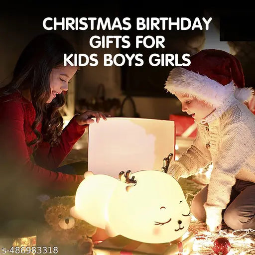 USA Night Lamp, Catt Lamp, Catt Light lamp, Ctat Touch Silicnone Lamp, 7 Colour Changing Light for Kids Bedroom, USB Rechargeable Caat Light lamp