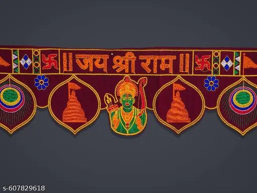 New decorative "JAY SHREE RAM " Toran For Your Door