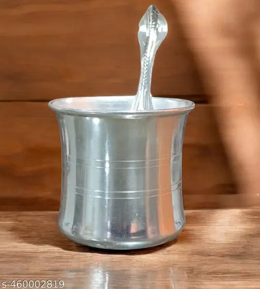 Sigaram Brass 2.7 Inch Panchpatre With Uddarane For Home Pooja Decore K4576