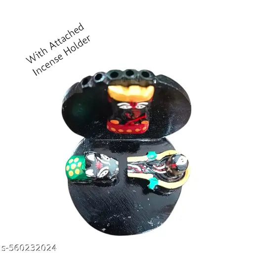 SriMaa Ventures Agarbatti Stand for Puja Room – Marble Shivling Incense Holder with Ganesh & Nandi for Daily Worship, Religious Décor