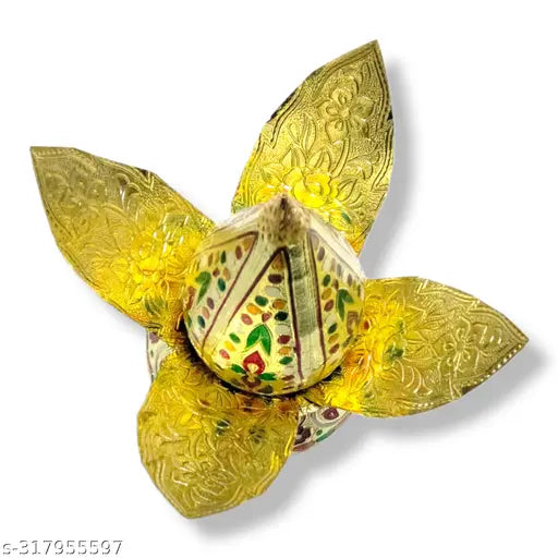 Meenakari Kalash Set For Home Decor For Pooja Kalash In Temple God Prayer And Also Wedding Pooja/Aluminum Meenakari Work Lota Kalash Set