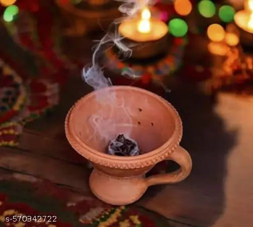 Natural clay Desi handmade dhoop / kapoor/ loban dani