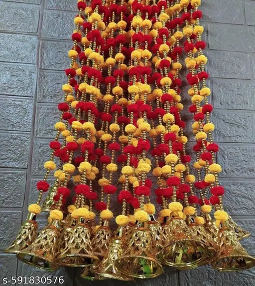Laddu Mala 5 Pcs – Premium Artificial Garland for Festivals & Pooja