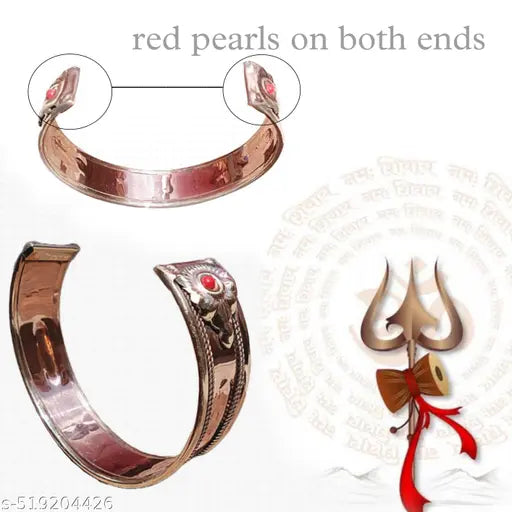 PREMIUM LIGHT WEIGHT COPPER- OM NAMAH SHIVAYE BRACELET,  for men and women. now style with devotion