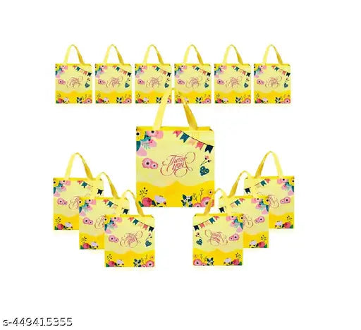 12 pcs Return Gift Bags for Kids Birthday Party, Thankyou Gift Bags, 12 pcs Birthday Return Gifts Party Favor Return Gift Navratri Gift Bags for Kanya Thankyou Gift Bags for parties festivals
