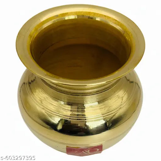 Mini Brass Lota for Puja | Small Size Pital Kalash | Daily Use Water Pot for Mandir & Home ( pack of 1 )