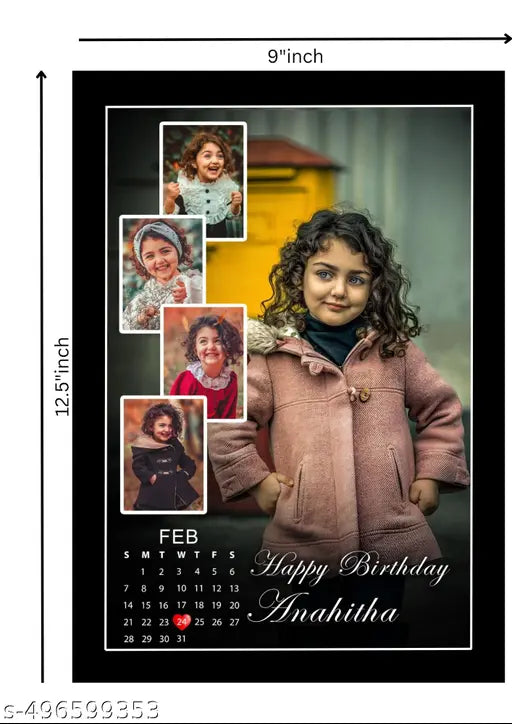 customize birthday photo frame