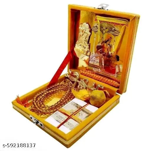 Shri bangalamukhi kavach yantra box for Goddess bagalamukhi Pujan