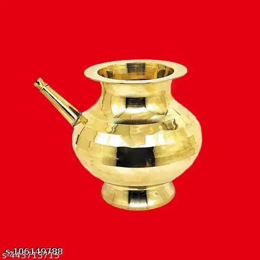 Chauth Lota Handp Chauth Lota Handpainted Kalash / Brass Karwa Kalashainted Kalash / Brass Karwa Kalash