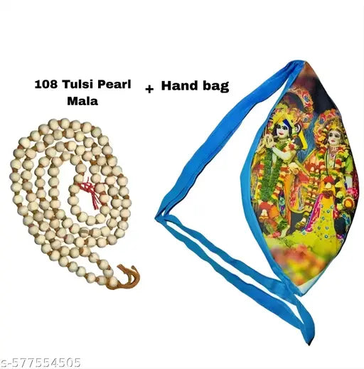 Tulsi Jaap Mala with Jaap Bag (108 Beads)