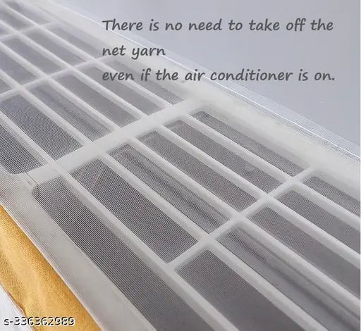 AC Cover 1.5 Ton Air Conditioning Dust Cover Folding Designer Ac Cover for Indoor Split Ac (97 x 33x 21.5 cm)