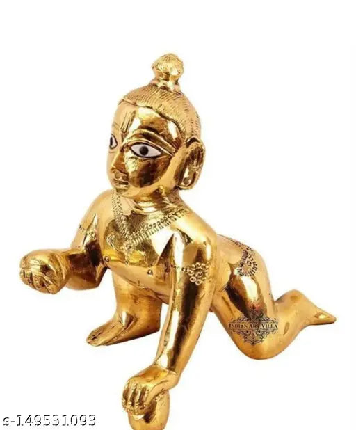 Ladoo Gopal  KRISHNA KANNHA BAL KRISHNA Janmashtami Special for Home Temple  SMALL SIZE