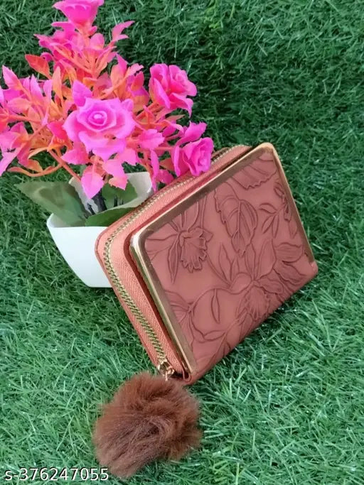 High Sale Trendy flower FlapPatti  Wallet For Girls