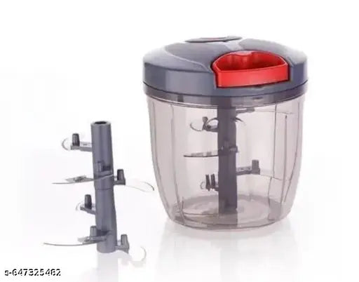 combo 450 ml and 950 ml vegetable dori chopper pack of 2 black