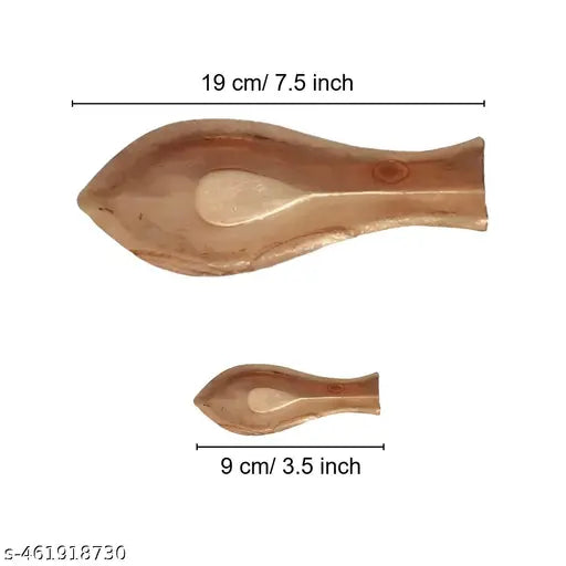 Authentic Copper Kosha Kushi for Pooja and other Religious Activities | Puja Accessories (19 cm)