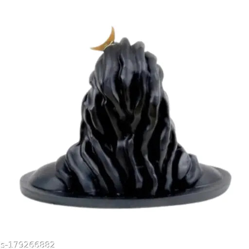 Adiyogi Shiva Statue for Car Dash Board, Pooja & Gift, Mahadev Murti, Idol, Lord Adiyogi Shankara for Home & Office Decor (ADIYOGI JI in Black)