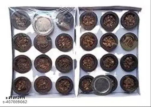 Cup Dhoop Cups Loban Dhoop Cup For Pooja With Guggal Sambrani Combo Pack 2 Tray I pooja cup I hawan cup I gugal dhoop cup