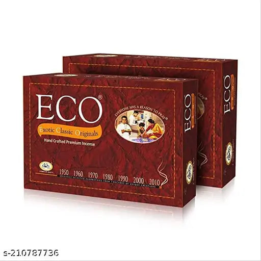 Cycle Pure ECO Classic Handcrafted Incense Sticks - Pack of 2 (100 sticks each)