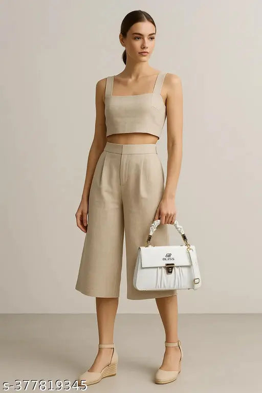 Graceful Stylish Slingbags  Luxury High Quality PU Leather Women Shoulder Bag (White)