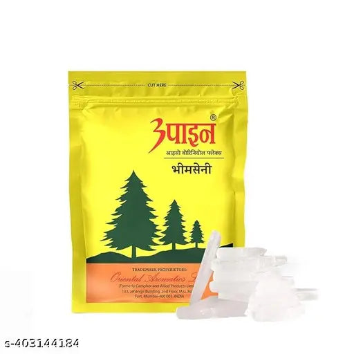 3 PINE BHIMSENI Champoor (CAMPHOR) 100 GMS PACK OF 2
