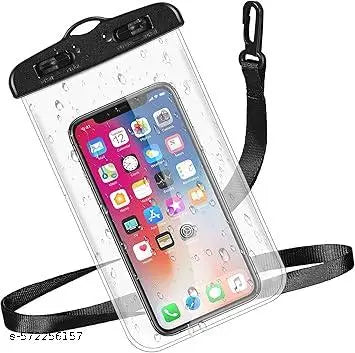 SANWARIYA ENTERPRISES Plastic Universal Waterproof Phone Cellphone Pouch Cellphone Dry Bag Case for Iphone, Samsung, Pixel, Mi, Moto Up to 7.0 Inch (Multicolor)(Pack of 1)