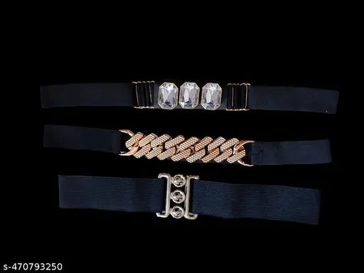 Fancy saree belt leather belt hip belt for women combo of 3