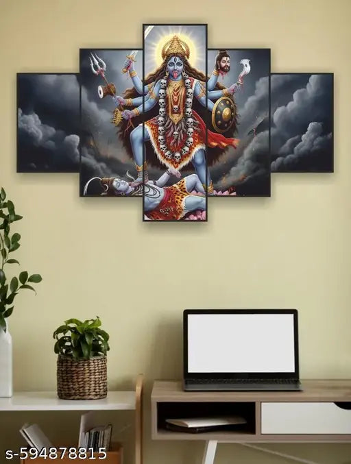 Lord Kali Mata Ji Painting For Home Décor