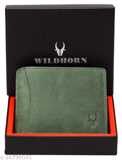 Leather Wallet for Men 100% Genuine RFID Protected