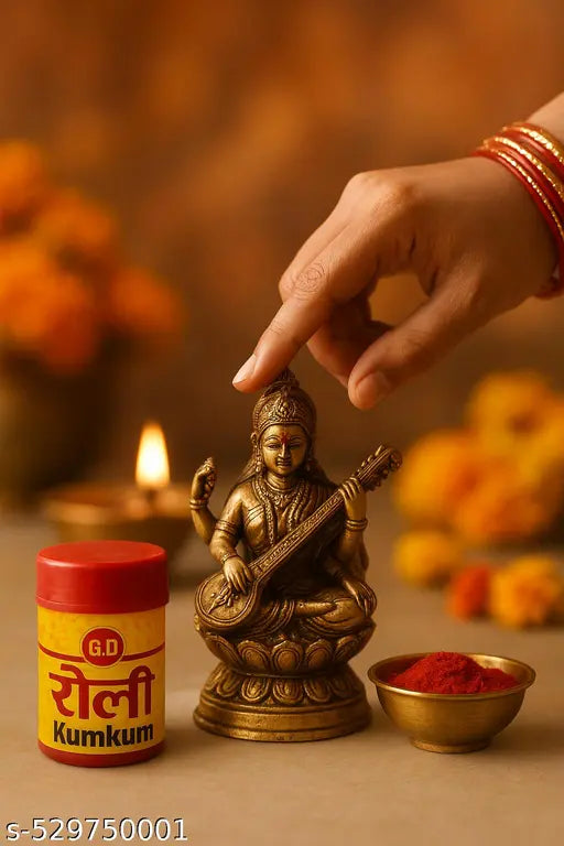 Divine Hub Roli Kumkum for Pooja | Pack of 2 | Pure & Vibrant Tilak Kumkum for Religious Ceremonies, Festivals & Daily Rituals