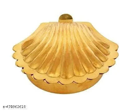 Brass Kumkum Holder HOLDER , Sindoor   with Lid