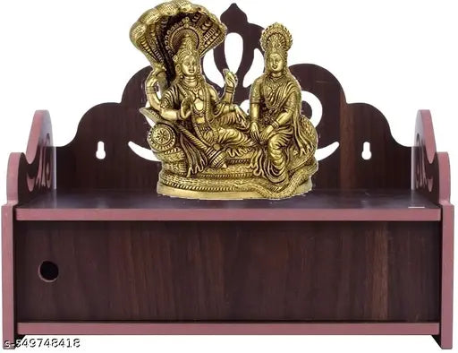 Handcrafted wooden home decorative temple