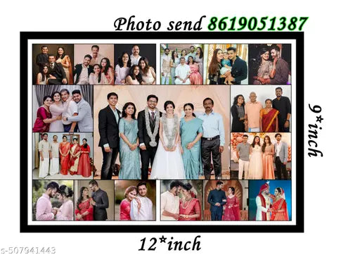 personal customized Family photos.Photo frame , collage, gift for Friends, personal photos 17 photo collage