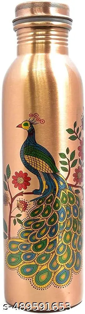 Forgex Peacock Copper Bottle 1000 Ml Premium Quality