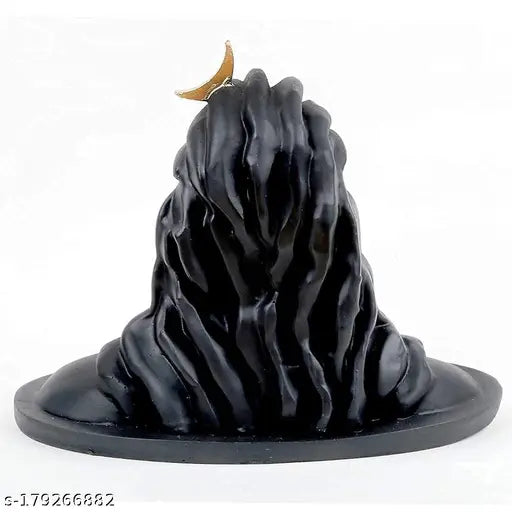 Adiyogi Shiva Statue for Car Dash Board, Pooja & Gift, Mahadev Murti, Idol, Lord Adiyogi Shankara for Home & Office Decor (ADIYOGI JI in Black)
