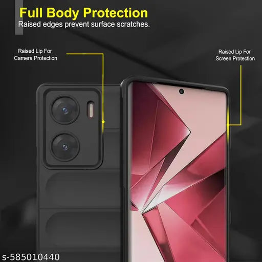 MOBILOVE Back Cover Case for Vivo V29e 5G | Liquid Silicone Magic Case with Camera Protection | Shockproof Slim Anti-Slip Grip | Micro-Fibre Cloth On Inner Side