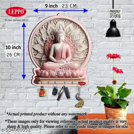 LEPPO Beautiful Buddha Key Holder for wall decor Key stand key hanger (MS_07)