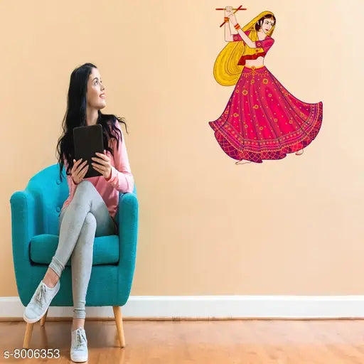 Rangoli Large Wall Sticker Waterproof and 45x50 cm Size