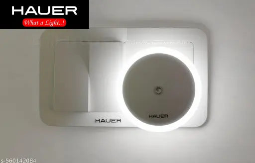 HAUER GLOW-MATE Smart LED Premium Night Light Auto Dimming With Auto ON/OFF Sensor LED Night Lamp
