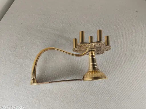 Heavy Brass Antique Incence Holder. Seekh Aarti  Made by Heavy Brass.(350 gm)