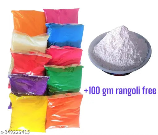 rangoli 10 color each 100 grams